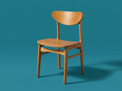 MCM BLONDE DINING CHAIR