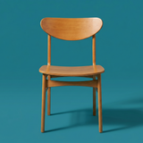 MCM BLONDE DINING CHAIR