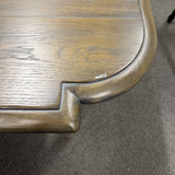 BERNHARDT WHITEWASHED WOOD DINING ROOM TABLE & CHAIRS