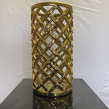 GOLD BRAIDED VASE