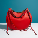 LOEWE FORTUNE LEATHER HOBO BAG
