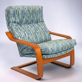 MID-CENTURY MODERN DANISH NEWLY UPHOLSTERED CHAIR