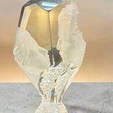 "TOUCHSTONE" ACRYLIC SCULPTURE SIGNED MICHAEL WILKINSON,1996 LIMITED EDITION