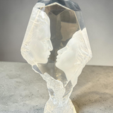 "TOUCHSTONE" ACRYLIC SCULPTURE SIGNED MICHAEL WILKINSON,1996 LIMITED EDITION