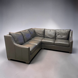 WESLEY HALL LEATHER SECTIONAL