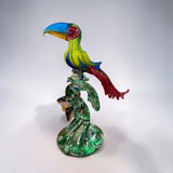 MURANO GLASS TOUCAN SCULPTURE - SIGNED