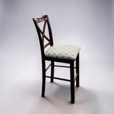 DARKWOOD COUNTER HEIGHT DINING SET (8 CHAIRS,1 LEAF, 1 LAZY SUSAN)