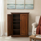 WOOD STORAGE CABINET