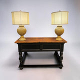 HAMMERED WOOD TOP SOFA TABLE