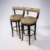 HICKORY CHAIR NEWBURY SWIVEL BAR STOOL (SET OF 2)