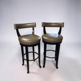 HICKORY CHAIR NEWBURY SWIVEL BAR STOOL (SET OF 2)