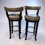 HICKORY CHAIR NEWBURY SWIVEL BAR STOOL (SET OF 2)