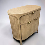 ANTROPOLOGIE ENTRY CABINET - ISLE FLUTED WOOD