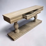 WILLIAM BROWN CONSOLE TABLE (AS IS)
