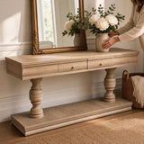 WILLIAM BROWN CONSOLE TABLE (AS IS)