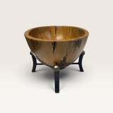 CAROLYN KINDER COLLECTION FAUX CYPRESS WOOD BOWL