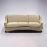SMITH BROTHERS CURVED THREE SEAT SOFA