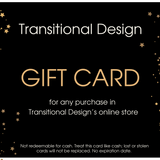 Gift Card for Transitional Design