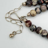 Sterling Silver Desert Rose Gemstone Necklace and Pendant