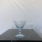 SET OF 5, CAMBRIDGE CAPRICE MOONLIGHT BLUE LOW SHERBERT OR CHAMPAGNE GLASSES
