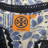 TORY BURCH NAVY BLUE & WHITE TOP