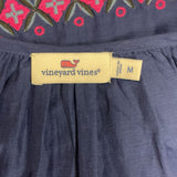 VINEYARD VINES NAVY BOHO TOP