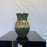 DE JONGE GREEN CERAMIC PITCHER ***