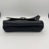 SALVATORE FERRAGAMO GANCINI FLAP LEATHER SHOULDERBAG