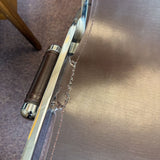 ANTONIO CITTERIO FLEXFORM CHROME SCISSOR CHAIR (AS IS)