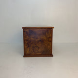 CHERRY WALNUT BURL JEWERLY BOX