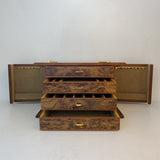 CHERRY WALNUT BURL JEWERLY BOX