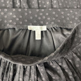 BLACK MIDI SKIRT SZ S