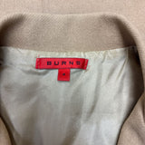 BURN Tan Wool Jacket SZ 4