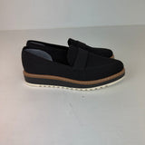 ME TOO BLACK BARRETT KNIT SLIP ON LOAFERS