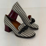 CHIE MIHARA OSEN CHUNKY HEELED LOAFERS