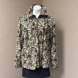 CHICO'S Animal Print Jacket SZ XL