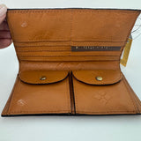 Patricia Nash Handcrafted Leather Wallet with Floral Design