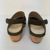 Dansko Women's Green Leather Clogs