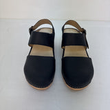 Dansko Black Leather Clogs