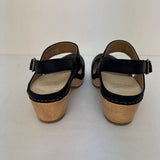Dansko Black Leather Clogs