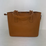 MCM Brown Leather Tote Bag Set