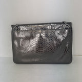Michael Kors Metallic Snake Print Clutch