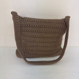The Sak Brown Crochet Shoulder Bag