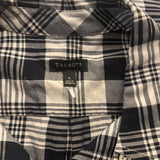 TALBOTS Black and Cream Shirt SZ L