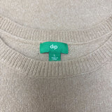 DIP Taupe Nice One Sweater SZ L