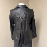Ellen Tracy Black Leather Jacket