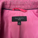 TALBOTS Pink Wool Blazer SZ 4P