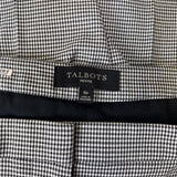 TALBOTS Black/White Herringbone Pants SZ 6P