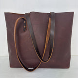 WHIPPING POST Brown Leather Tote
