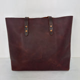 WHIPPING POST Brown Leather Tote